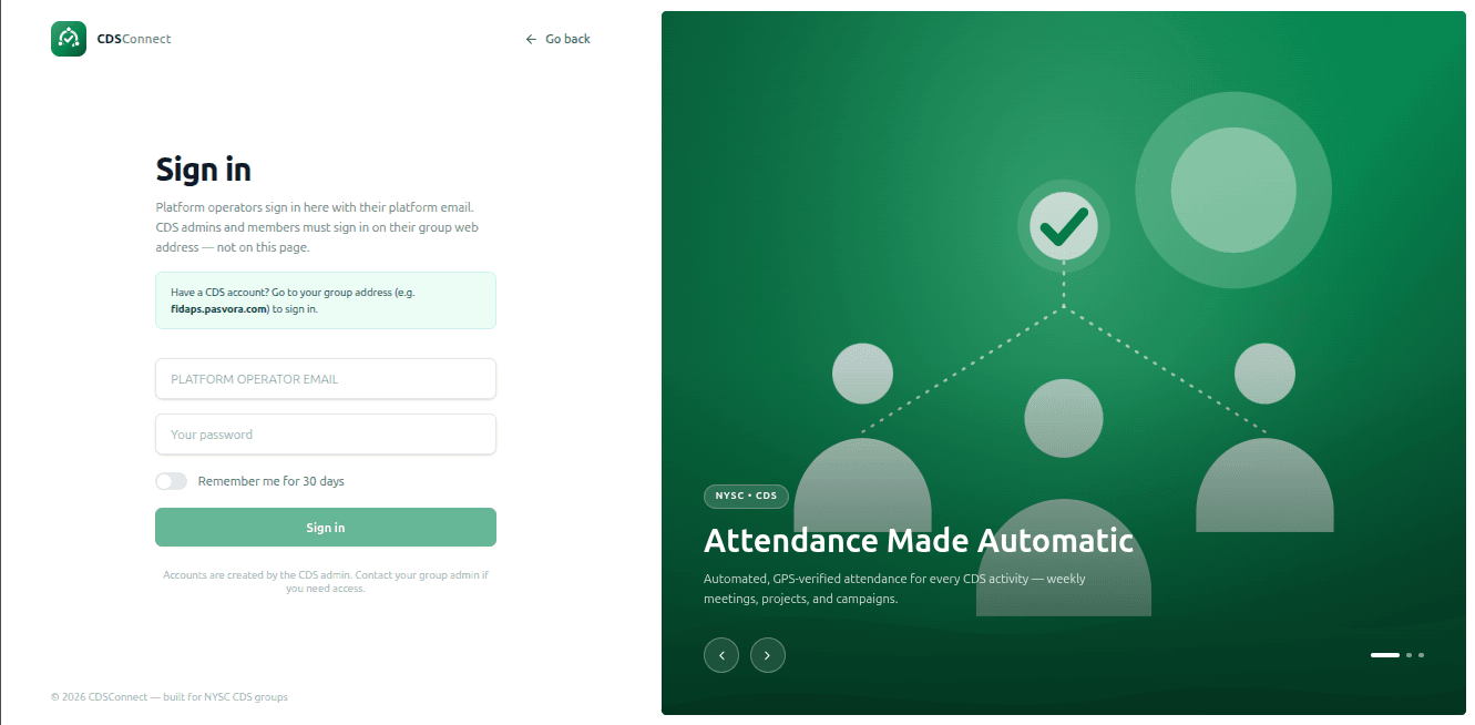 CDS Connect - Digital Community Management Platform